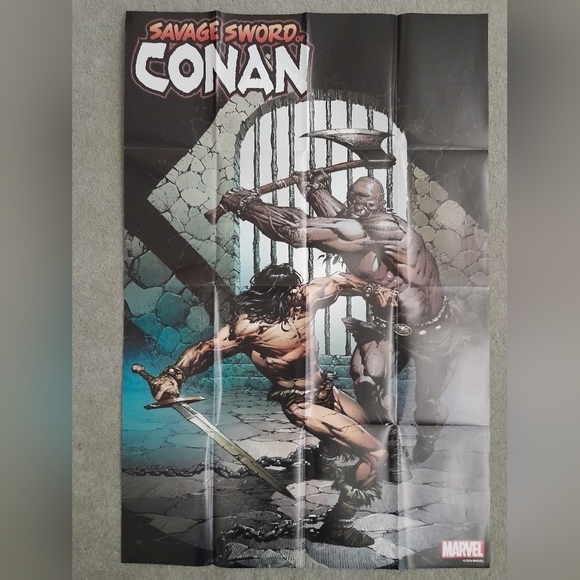 Rare Marvel 2019 Savage Sword of Conan Poster - Picture 2 of 4
